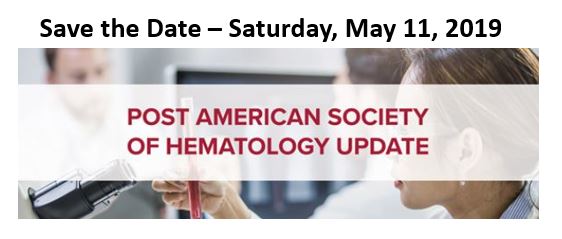 Post American Society of Hematology (ASH) Update Banner